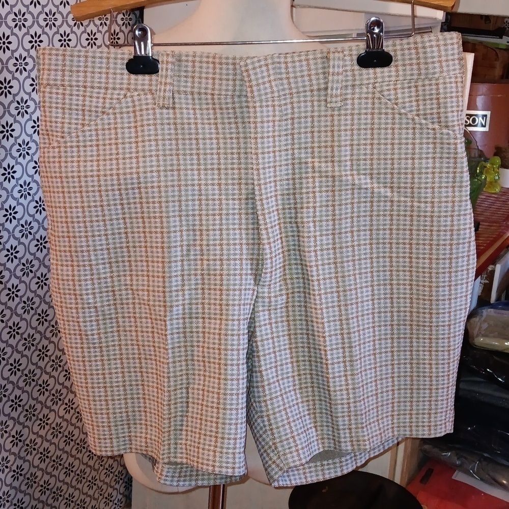 Vintage mens plaid shorts